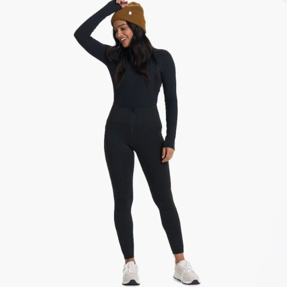 NWT Vuori Women's Bleeker Bodysuit Black Size: L Large - Picture 2 of 12